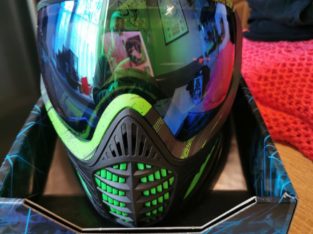 VIRTUE VIO GRAPHICS CONTOUR PAINTBALL MASKE (EMERALD)