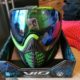 VIRTUE VIO GRAPHICS CONTOUR PAINTBALL MASKE (EMERALD)