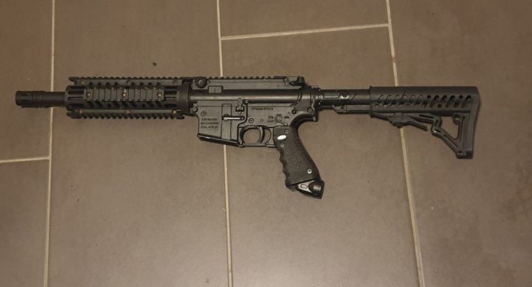 Tmc schwarz 5 mags.2 läufe und Flasche. Hdr 50+invadergear weste