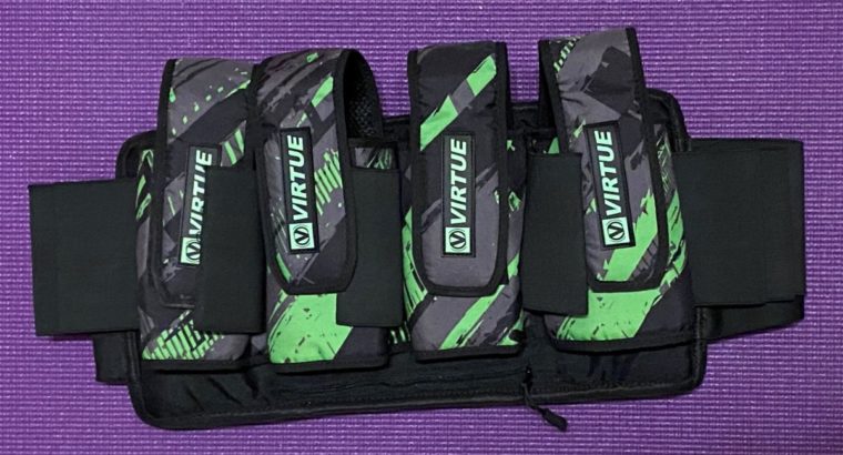 VIRTUE ELITE HARNESS PAINTBALL BATTLEPACK (4+7) – Grün