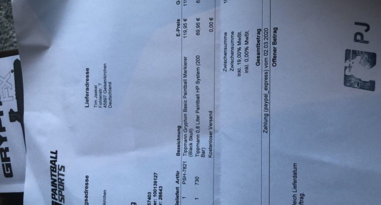 Gryphon fx skull Version plus Maske und Flasche