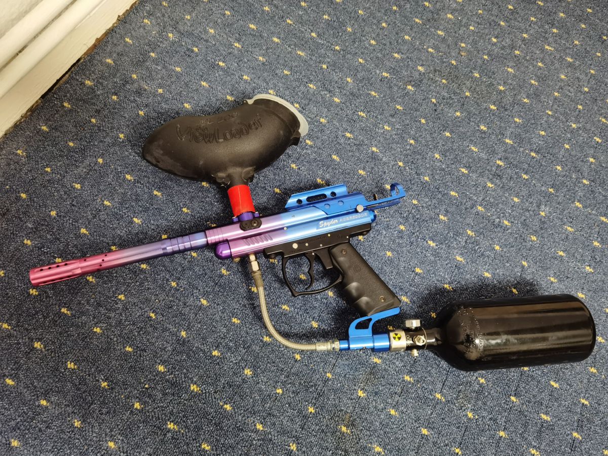Spyder Aggressor .68 space blue Paintball Basar