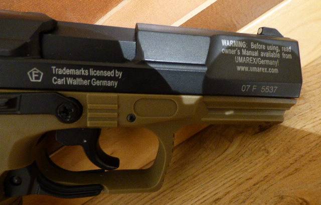 Walter P99 Bicolor RAM cal 43 10.8mm