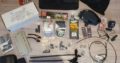 Paintball Zubehör Pots, JT Maske, Halsschutz, Halo Hopper, Läufe, Visiere, komplettes Set