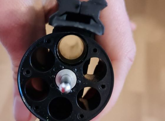 Revolver First Strike und Hopper makierer Tausch