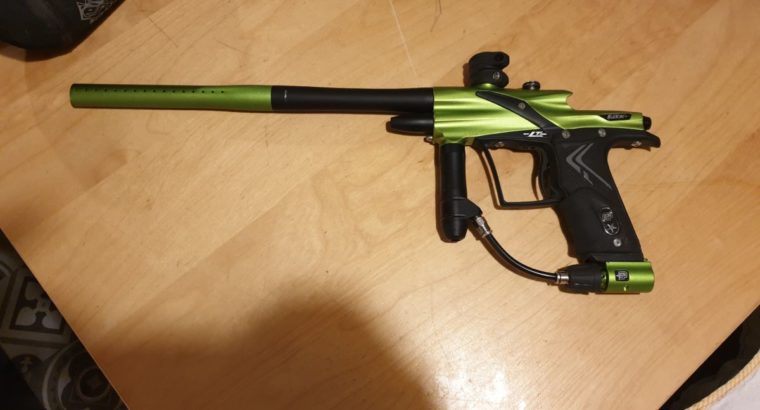 Planet Eclipse Etek 4 LT grün mit Dye Rotor Quick Feed und HPA Tank