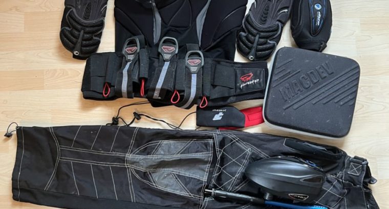 Paintball Ausrüstung (MacDev Clone GT, Invert Mini, dye Navigator..usw.)