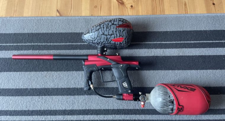 Paintball Ausrüstung Komplettset Gebraucht im sehr guten Zustand