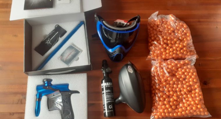 Komplette Paintballausrüstung *Neu* Originalverpackt Dangerous Power Markierer