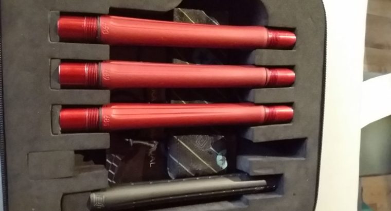 geo2, black / red ,matt, mit 3x Laufset + DYE-Rotor + Flasche