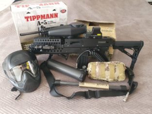 Tippmann A5 mit Bodykit und Zubehör
