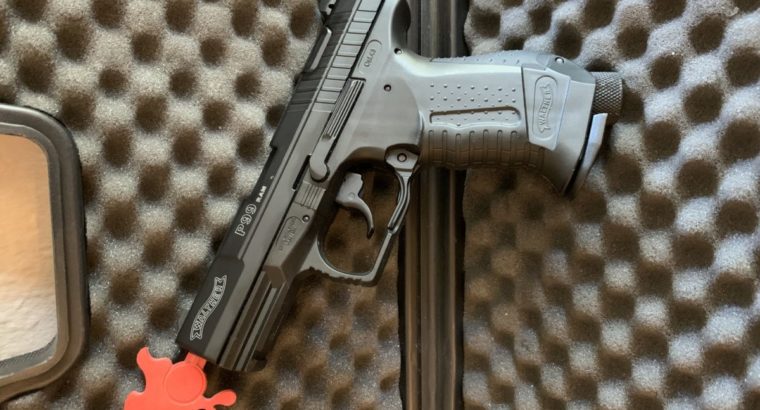 Walther PP9 RAM Markierer / Gummikugelpistole inkl. Zubehör & Koffer