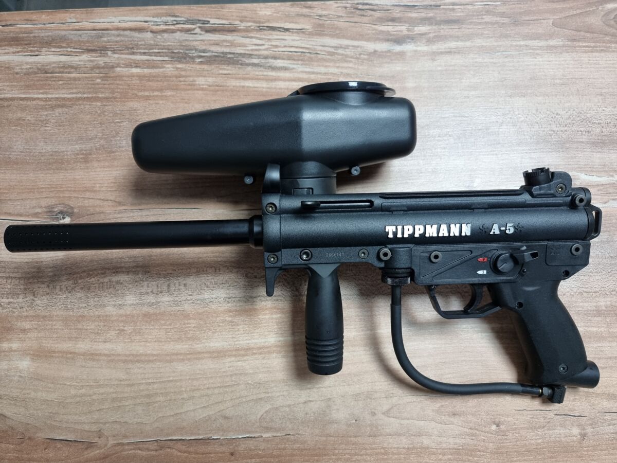 Tippmann A5 Paintball Markierer KomplettSet (Neuwertig) Paintball Basar