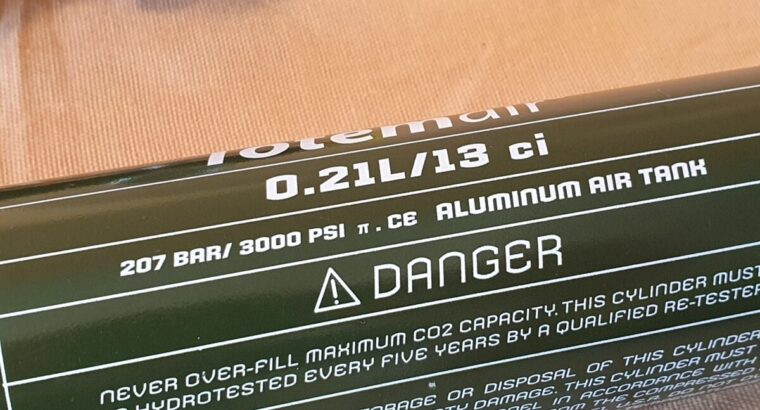 2x 0,21 – 200 BAR HPA Flaschen