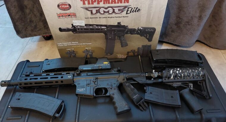Tippmann Elite TMC + Visier + 3 Magazine + Koffer