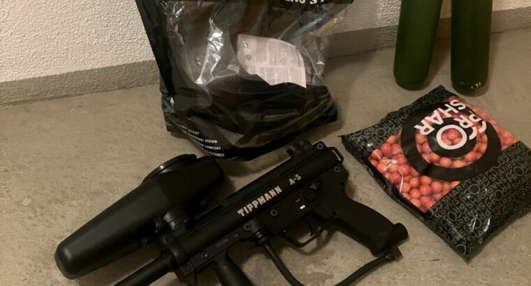 Tippmann A5 mit Zubehör