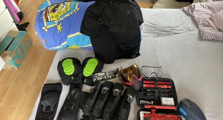 Dye M2 mosair plus Boom Stick und alles was zu sehen ist