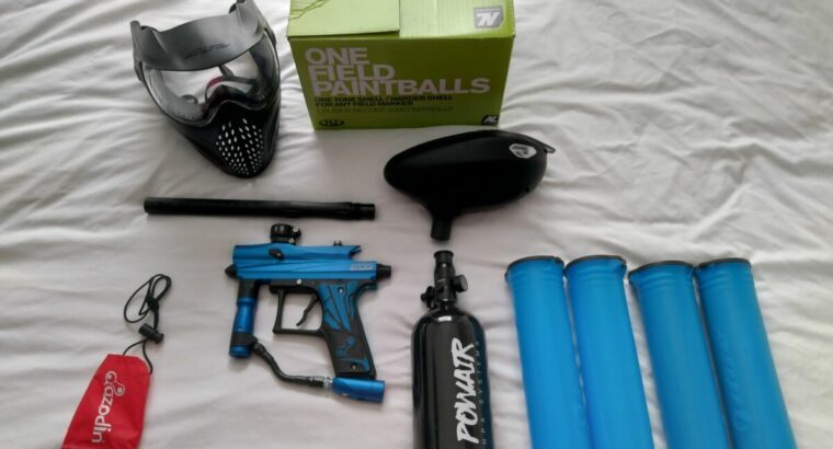 Azodin Kaos 3 Paintball Markierer – Blau/black