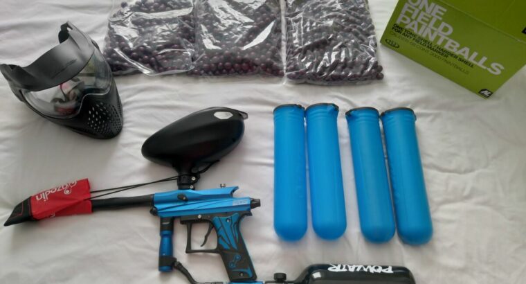 Azodin Kaos 3 Paintball Markierer – Blau/black