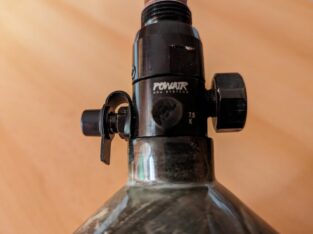 Powair 800ml 300bar Flasche mit Powair Regulator