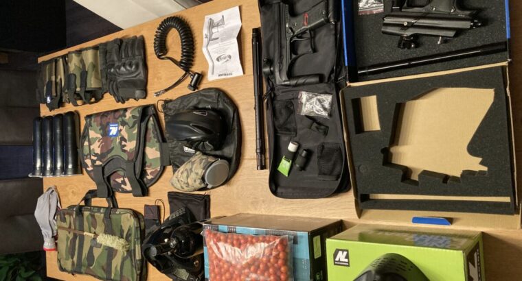 Paintball komplett Set