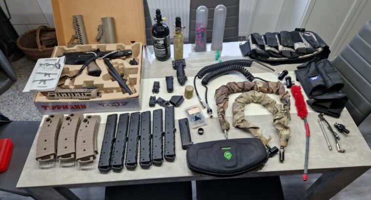 Paintball Ausrüstung komplett tcr, tippx, tippmann