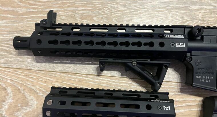 Tippmann TMC Elite + Freakset + Carbonflasche + massig Zubehör