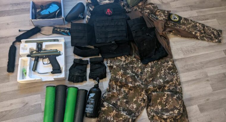 Paintball komplett set