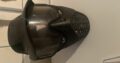 Gebrauchte Maske mit Brille