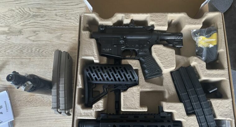 Tippmann TMC Elite mit 4x Magazin und Flasche