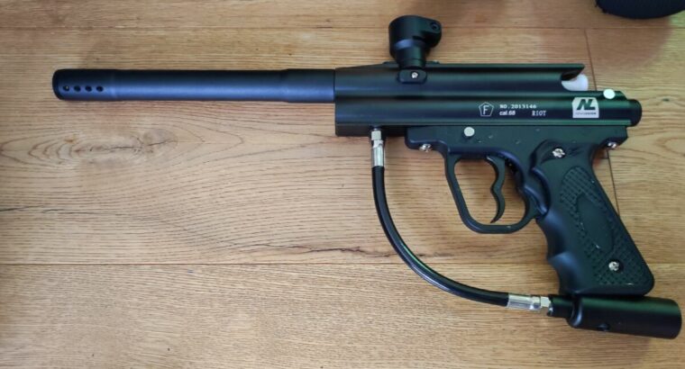 Paintball Set New Legion Riot, Shark 300bar Flasche, Valken Maske