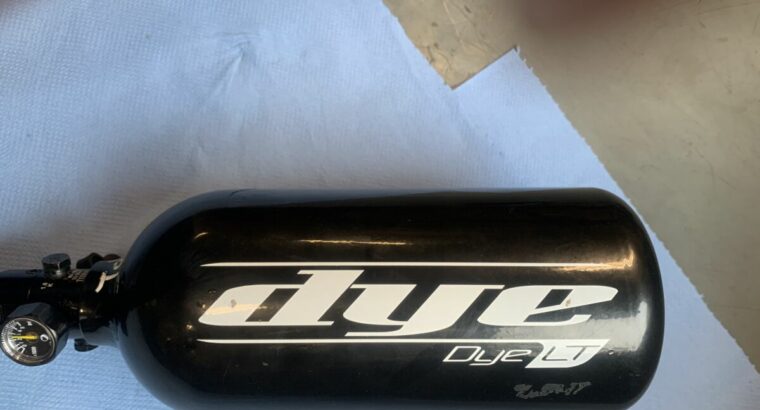 DYE DPL Tournament Paintball Starter Package incl. Rize CZR, Loader & HP System – grey/blue