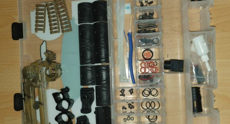 Milsig M17 CQC mit Tasche und Magazinen und Zubehör, Lackiert
