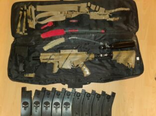 Milsig M17 CQC mit Tasche und Magazinen und Zubehör, Lackiert