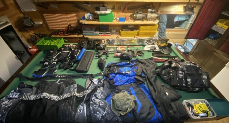 2 mal Paintball Ausrüstung komplett, weitere Fotos auf Nachfrage