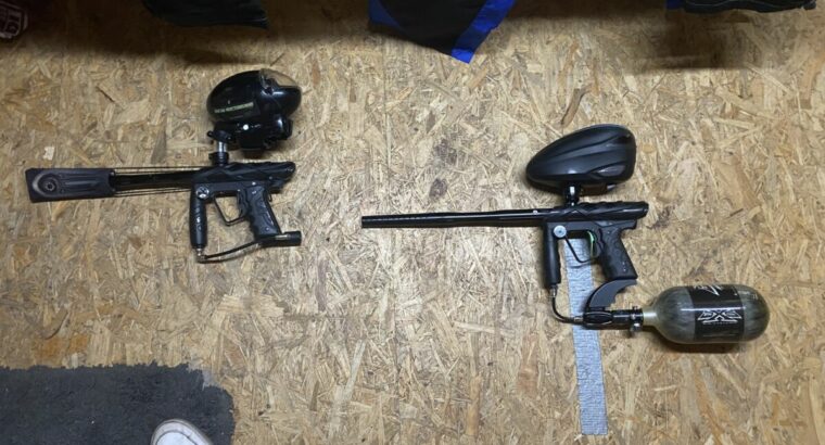 2 mal Paintball Ausrüstung komplett, weitere Fotos auf Nachfrage