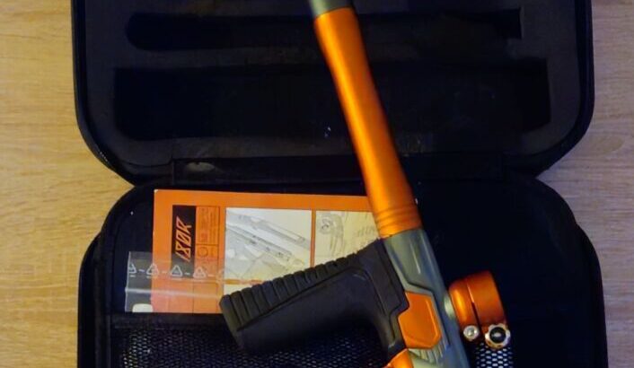 PLANET ECLIPSE GTEK 180R PAINTBALL MARKIERER (EMBER STORM GRAU/ORANGE)