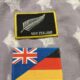 Klett Patch Neuseeland-Deutschland Flagge + New Zealand