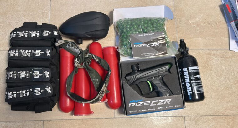 Dye RIZE CZR SCHWARZ GRÜN Markierer mit Zubehör