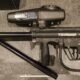 Tippmann A-5 mit Hopper und langem Lauf