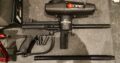 Tippmann A-5 mit Hopper und langem Lauf