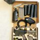 Set: Tippmann TMC 68 Mag/Hopper Paintball Markierer, schwarz