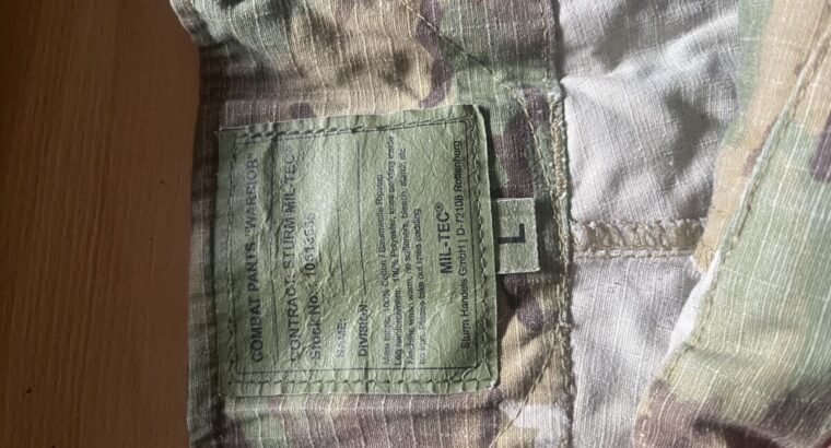 combat shirt/pants warrior mil tec