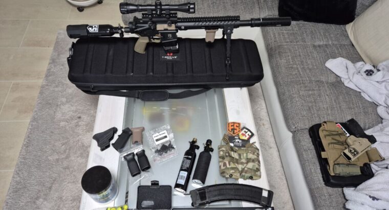 T 15 komplett set mit side gun