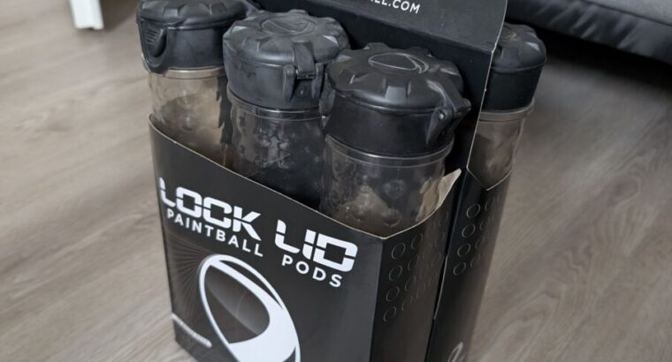 Paintball Set aus Markierer, Flaschen, Hopper, Maske und vielem mehr