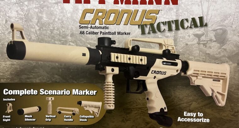 TIPPMANN CRONUS TACTICAL PAINTBALL KOMPLETTSET