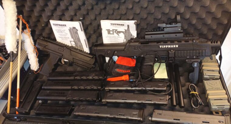 Tippmann TiPX TcR mega Bundle Lapco Magazine und Mehr