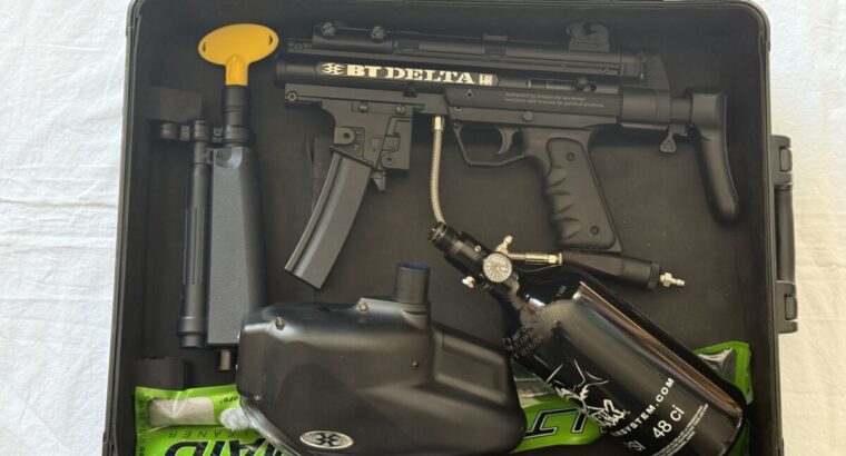 Paintball Markierer set – Empire BT Delta – Paintball Weste usw.