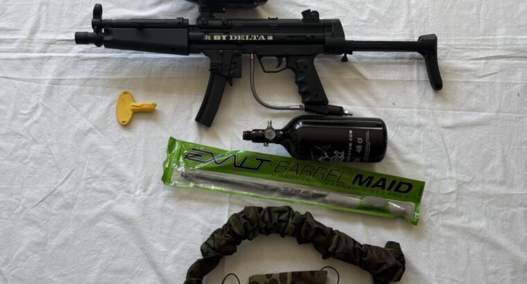 Paintball Markierer set – Empire BT Delta – Paintball Weste usw.
