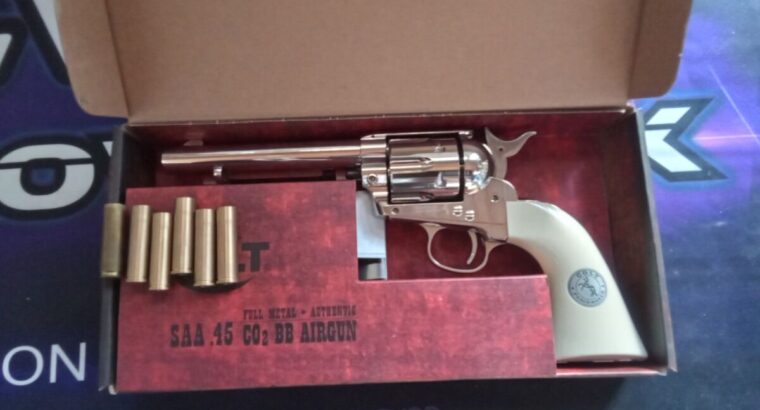 SAA Revolver cal. 0.43 Nickel Finish CUSTOM
